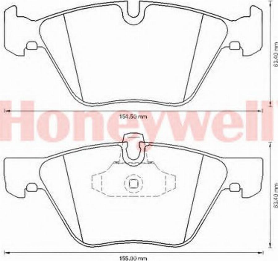 BENDIX 573188B - Тормозные колодки, дисковые, комплект www.autospares.lv