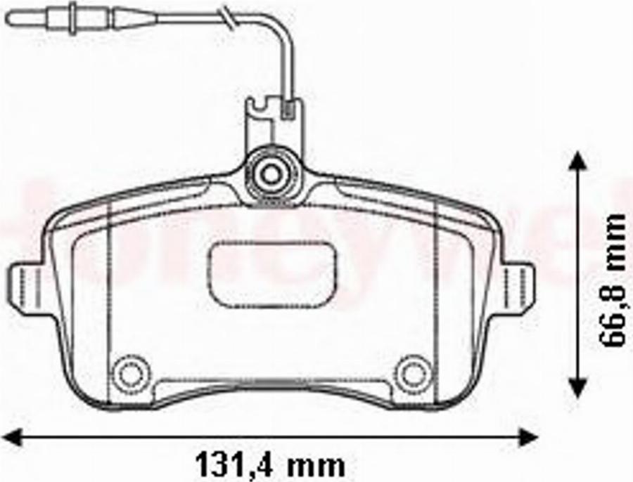 BENDIX 573132B - Bremžu uzliku kompl., Disku bremzes autospares.lv