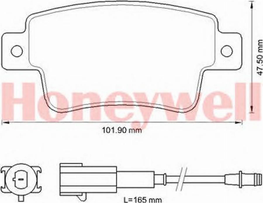 BENDIX 573345B - Тормозные колодки, дисковые, комплект www.autospares.lv