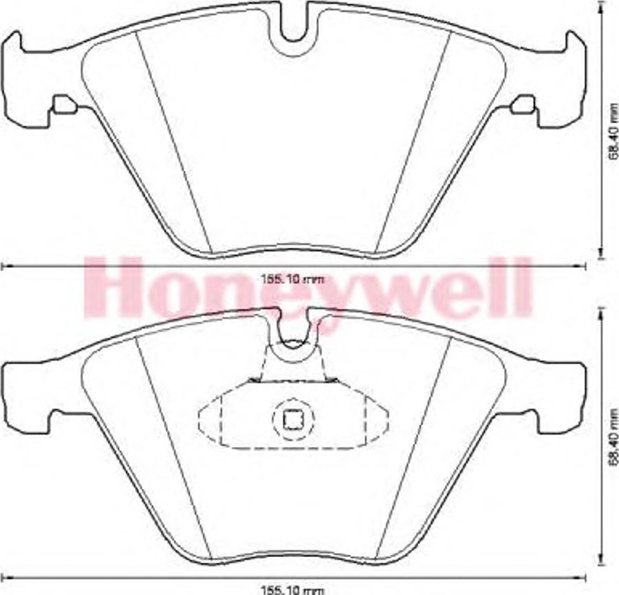 BENDIX 573305B - Bremžu uzliku kompl., Disku bremzes autospares.lv