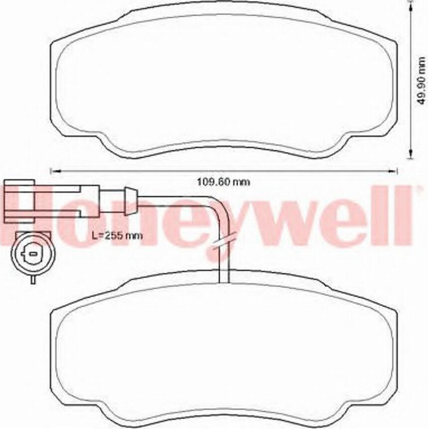 BENDIX 573318B - Brake Pad Set, disc brake www.autospares.lv