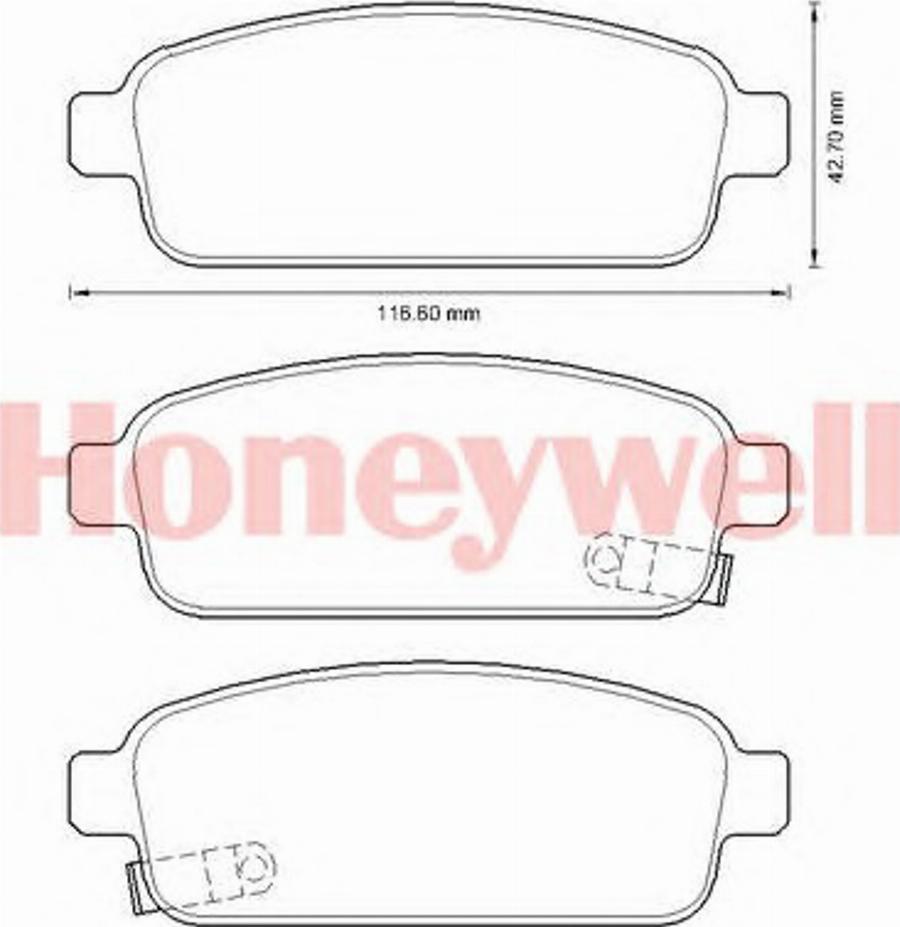 BENDIX 573335B - Brake Pad Set, disc brake www.autospares.lv