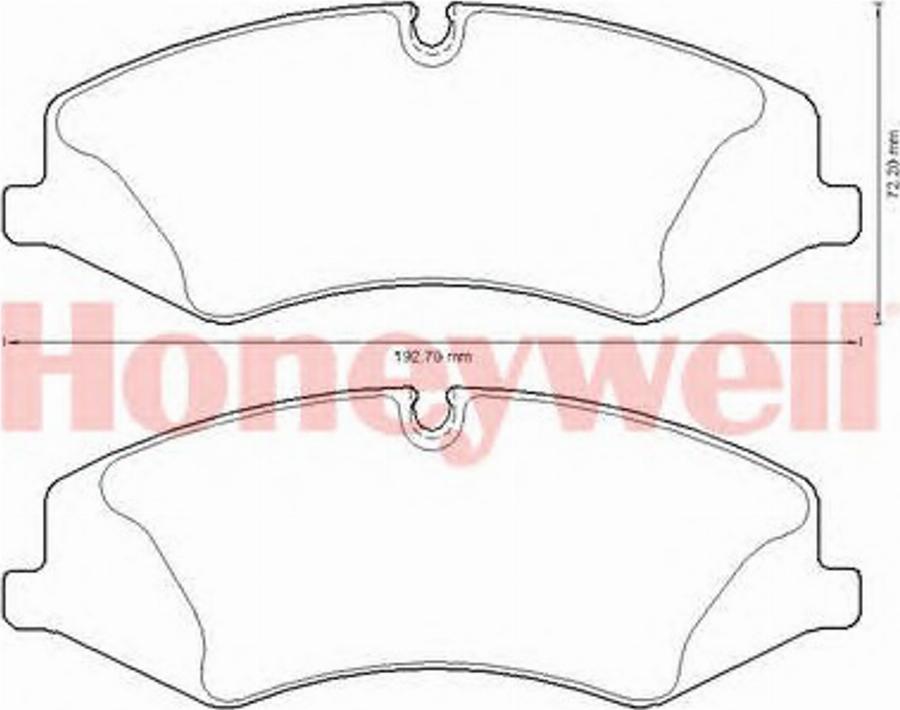 BENDIX 573333B - Brake Pad Set, disc brake www.autospares.lv