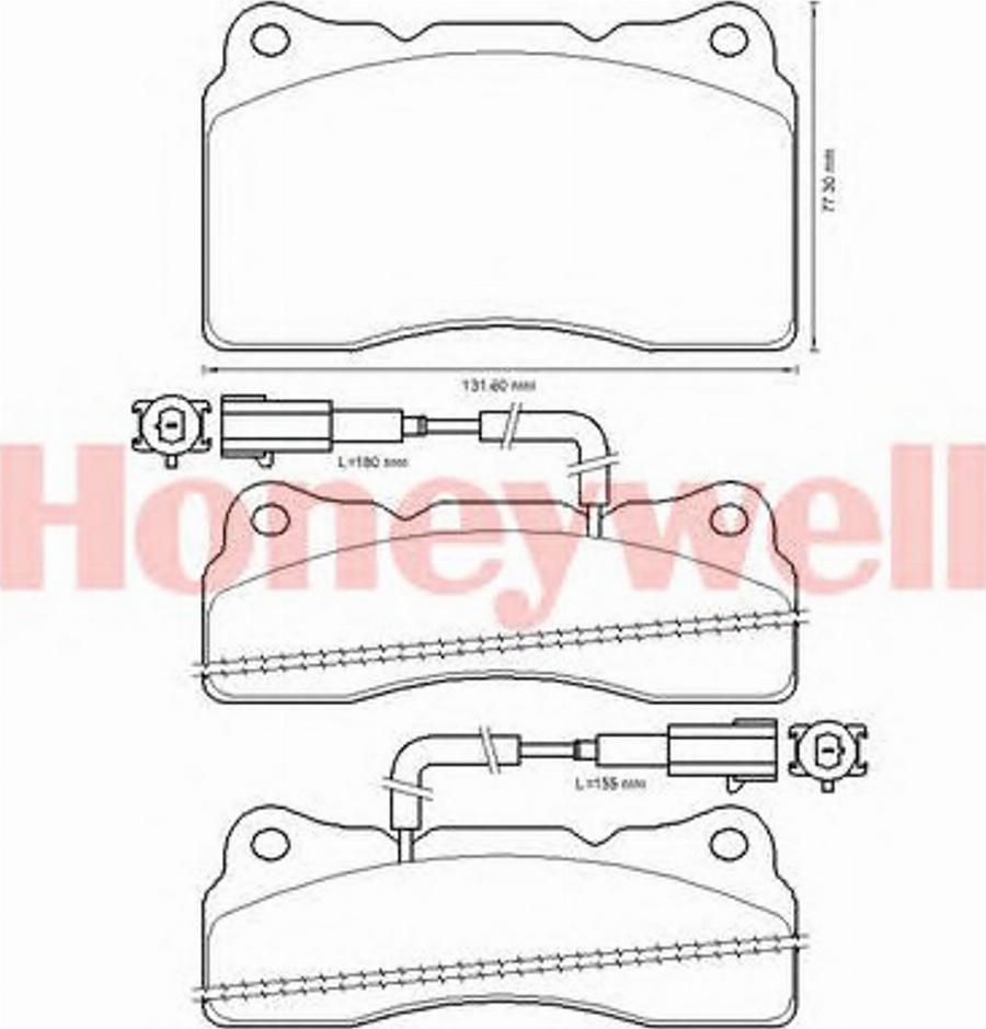 BENDIX 573322B - Bremžu uzliku kompl., Disku bremzes autospares.lv