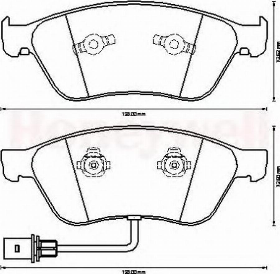 BENDIX 573207B - Bremžu uzliku kompl., Disku bremzes www.autospares.lv