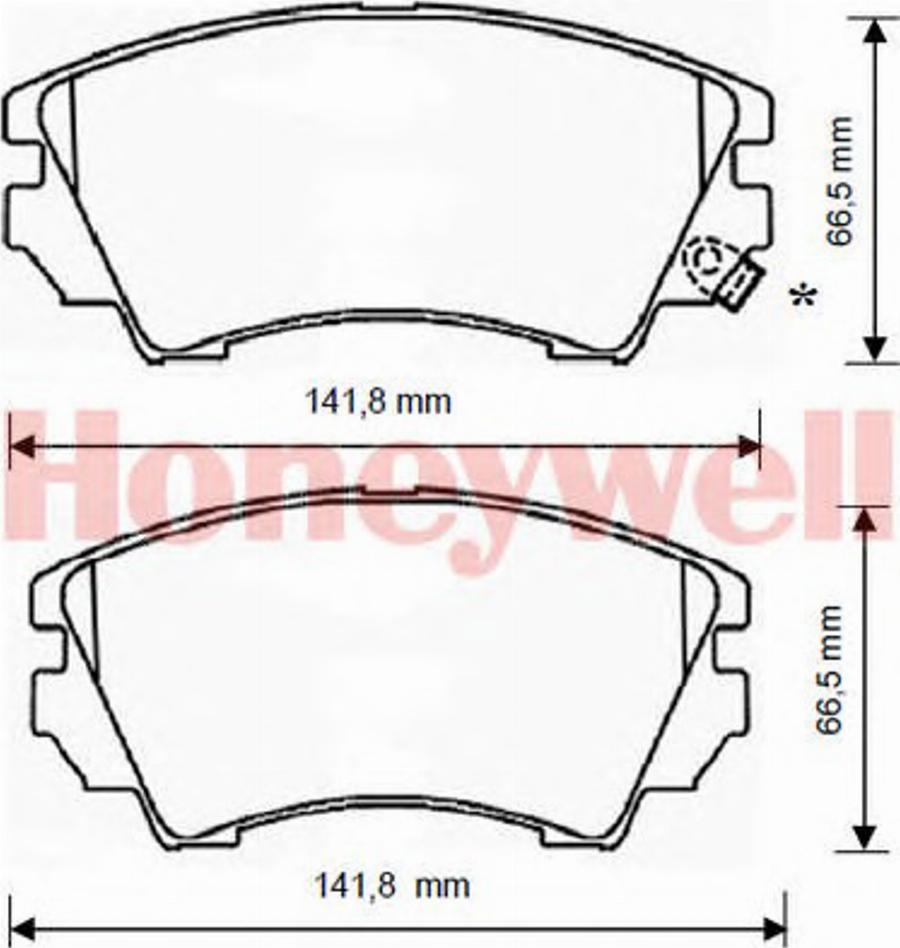 BENDIX 573270B - Brake Pad Set, disc brake www.autospares.lv