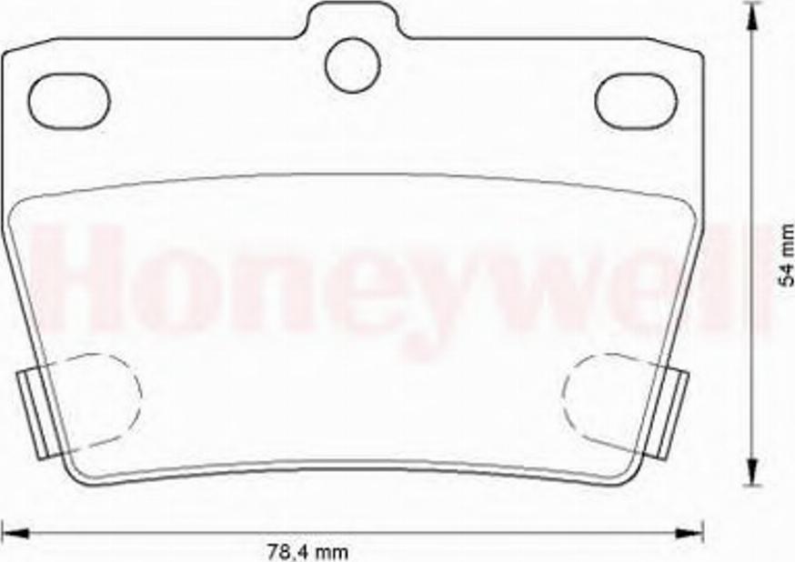 BENDIX 572488B - Bremžu uzliku kompl., Disku bremzes www.autospares.lv