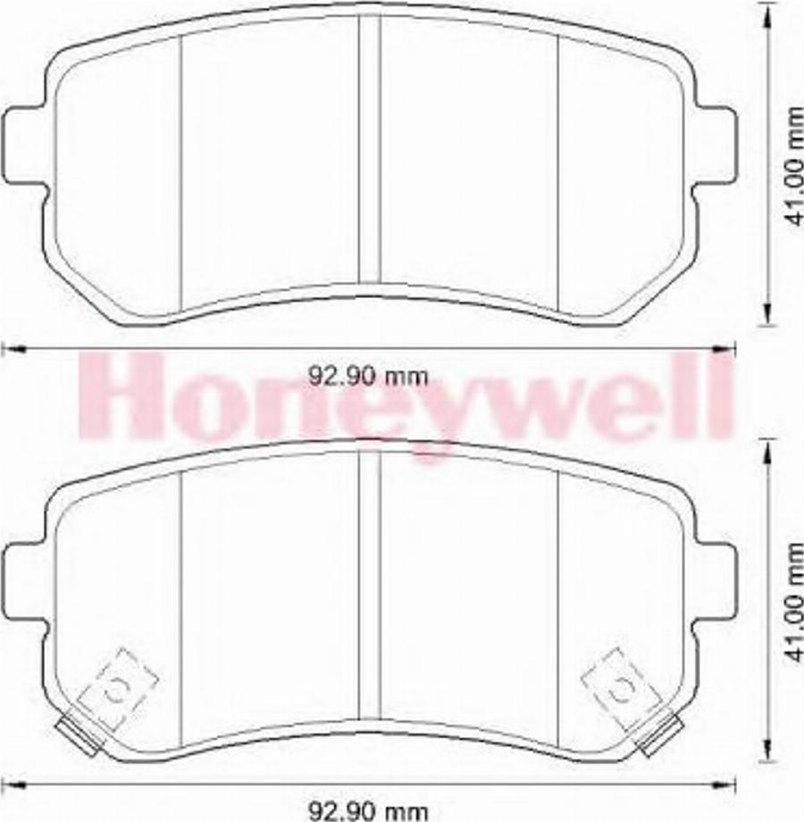 BENDIX 572590B - Brake Pad Set, disc brake www.autospares.lv