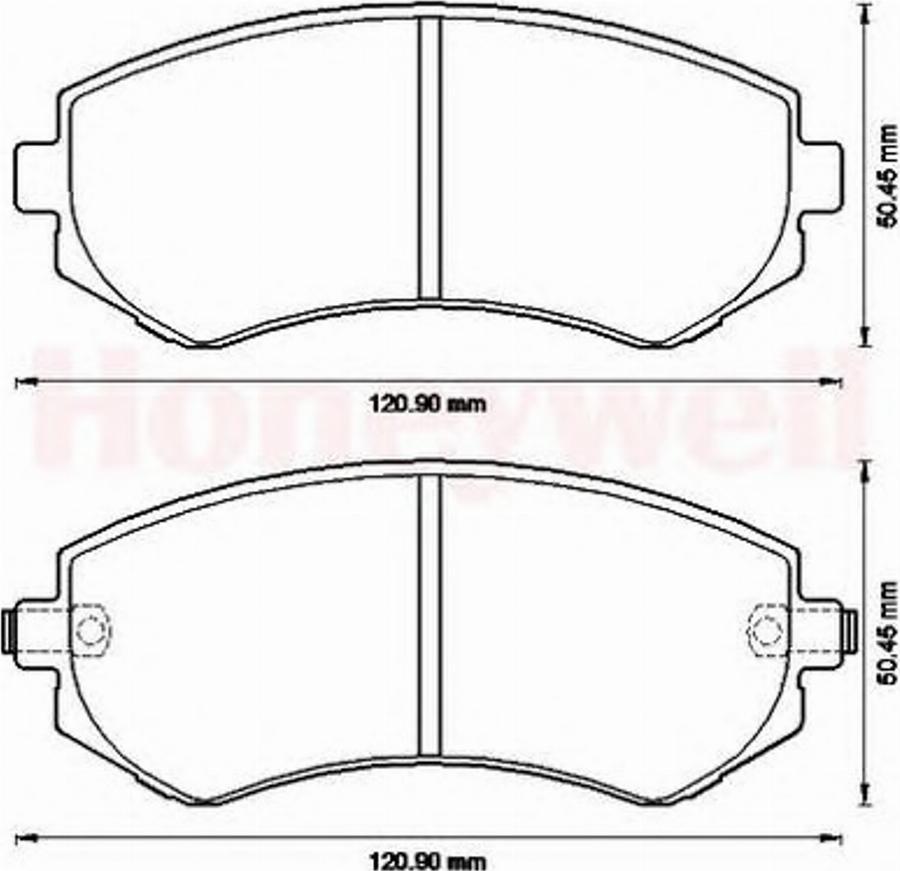 BENDIX 572541B - Bremžu uzliku kompl., Disku bremzes www.autospares.lv