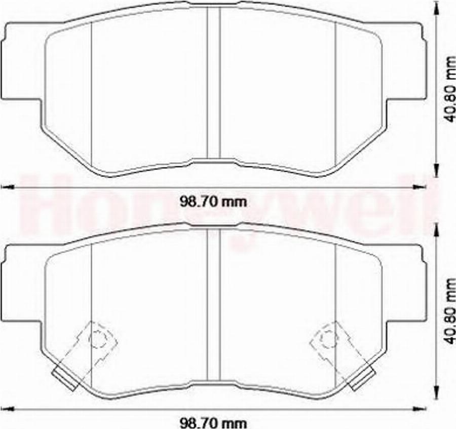 BENDIX 572557B - Bremžu uzliku kompl., Disku bremzes www.autospares.lv