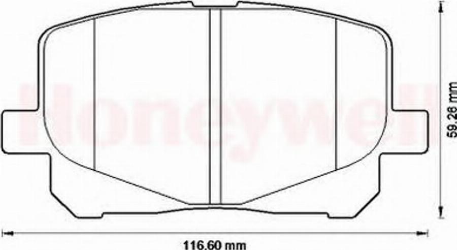 BENDIX 572563B - Bremžu uzliku kompl., Disku bremzes autospares.lv