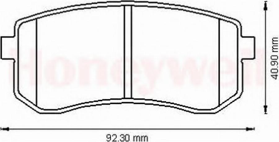 BENDIX 572527B - Brake Pad Set, disc brake www.autospares.lv