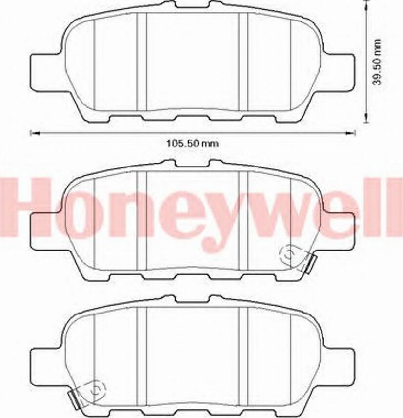 BENDIX 572654B - Bremžu uzliku kompl., Disku bremzes www.autospares.lv