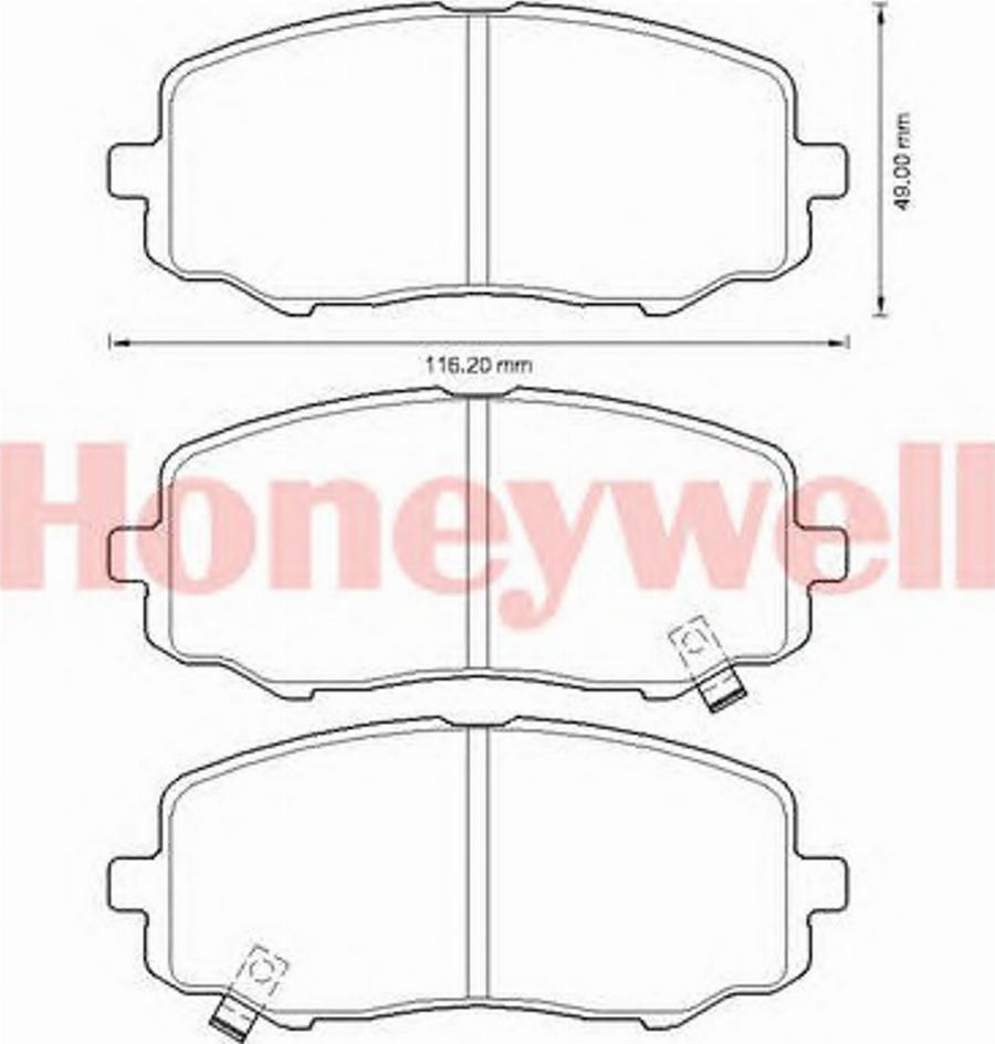 BENDIX 572609B - Тормозные колодки, дисковые, комплект www.autospares.lv