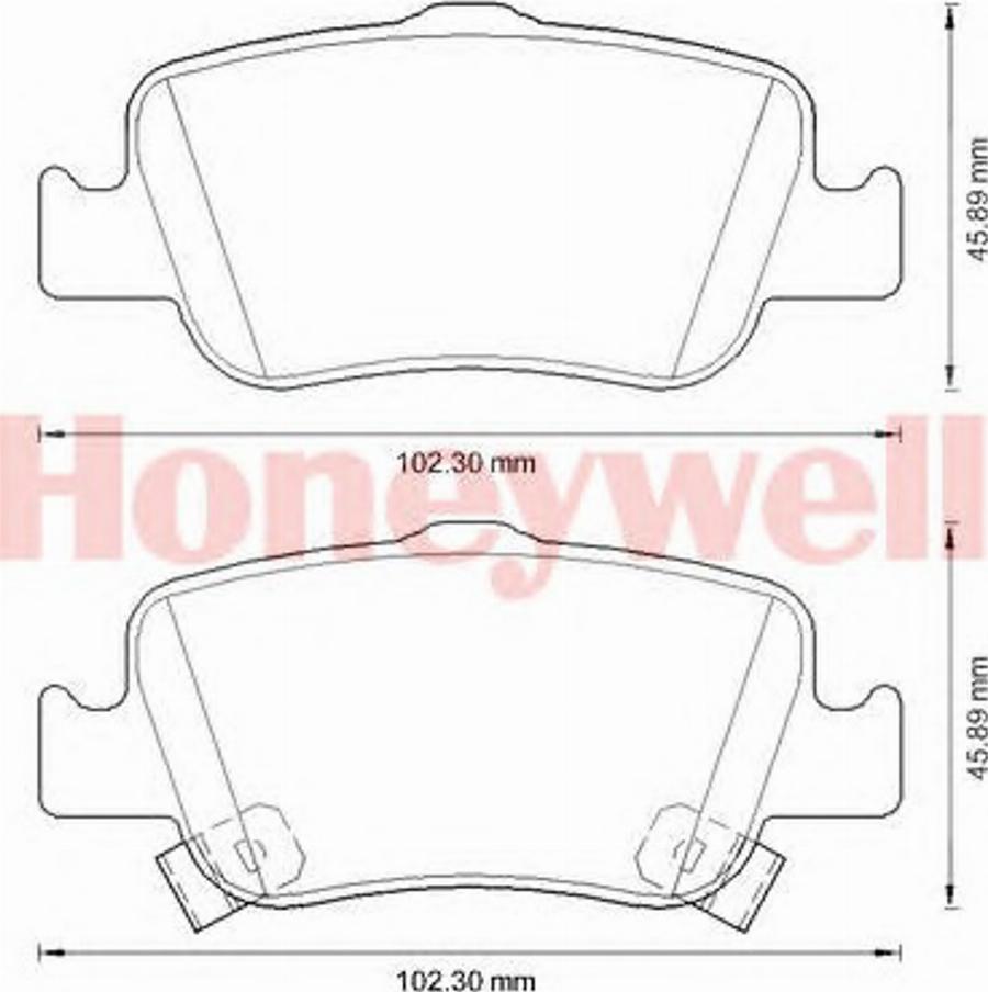 BENDIX 572601B - Brake Pad Set, disc brake www.autospares.lv