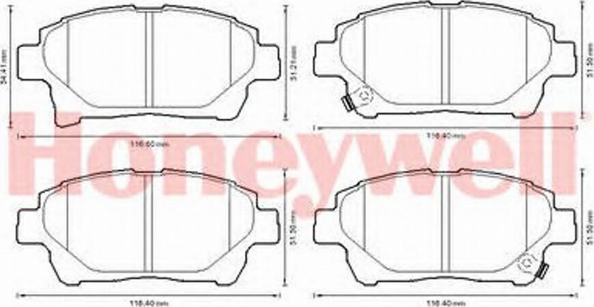 BENDIX 572618B - Тормозные колодки, дисковые, комплект www.autospares.lv