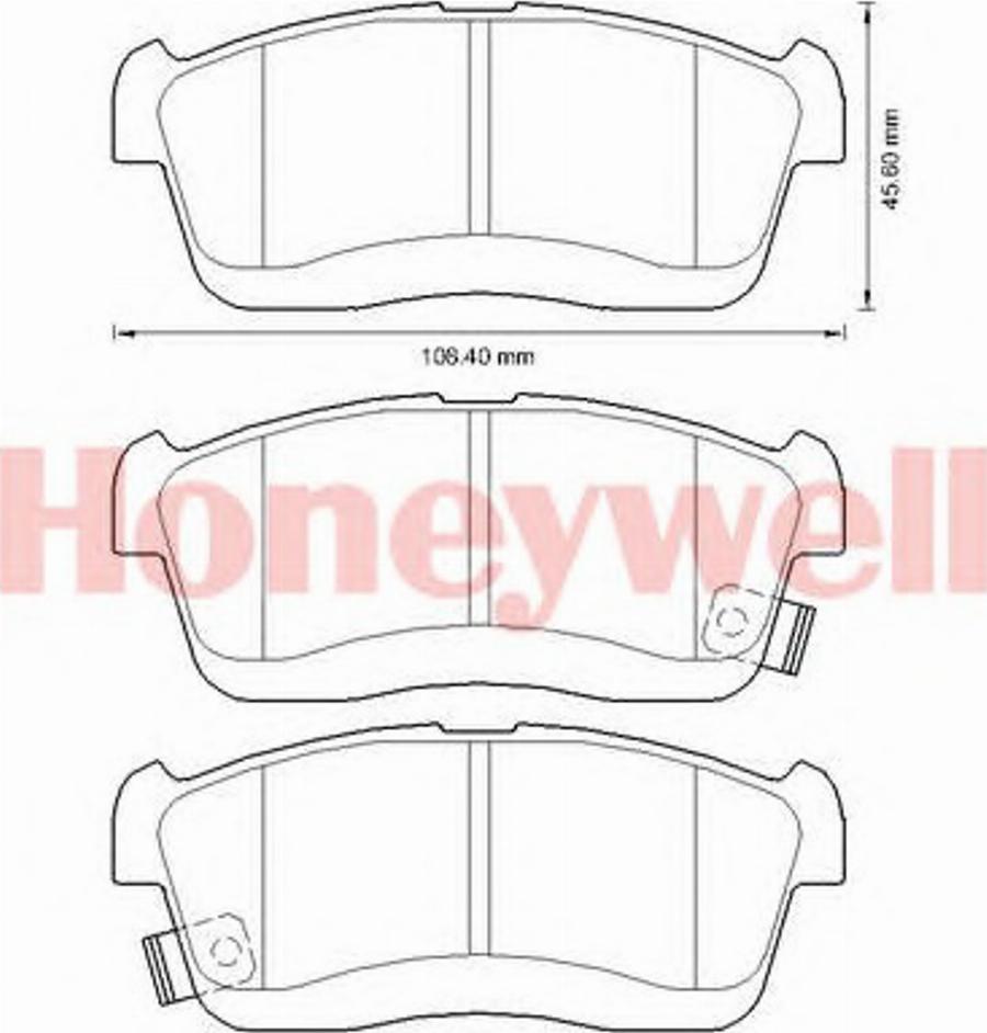 BENDIX 572617B - Тормозные колодки, дисковые, комплект www.autospares.lv