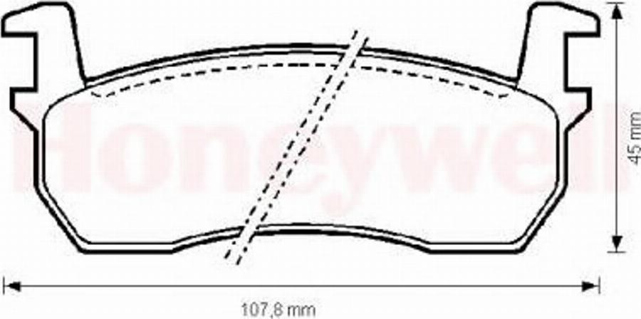 BENDIX 572189 B - Bremžu uzliku kompl., Disku bremzes www.autospares.lv