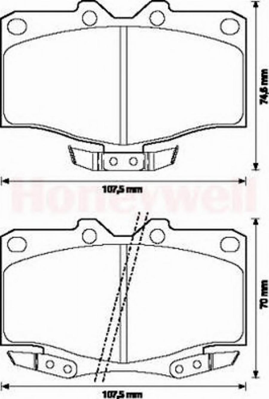 BENDIX 572185B - Brake Pad Set, disc brake www.autospares.lv