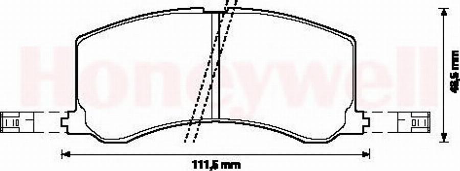 BENDIX 572399 B - Тормозные колодки, дисковые, комплект www.autospares.lv