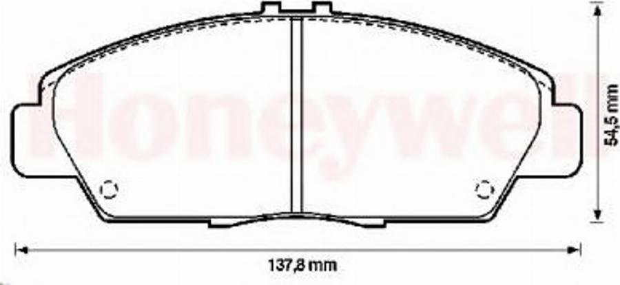 BENDIX 572350B - Brake Pad Set, disc brake www.autospares.lv