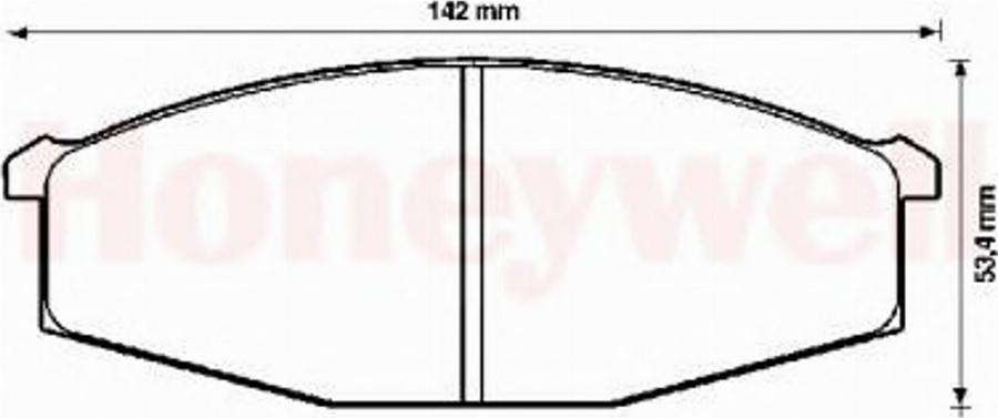 BENDIX 572361B - Bremžu uzliku kompl., Disku bremzes autospares.lv