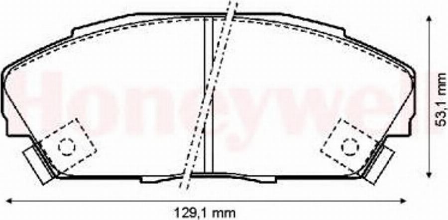 BENDIX 572309B - Bremžu uzliku kompl., Disku bremzes autospares.lv