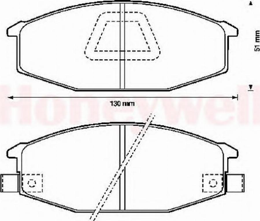 BENDIX 572315B - Bremžu uzliku kompl., Disku bremzes www.autospares.lv