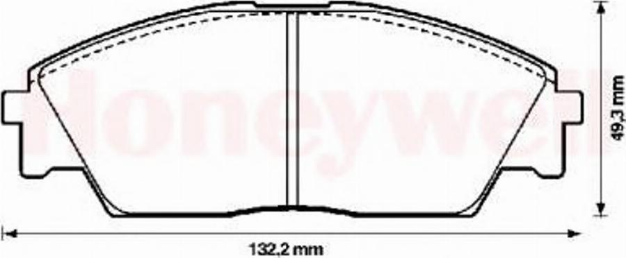 BENDIX 572329B - Bremžu uzliku kompl., Disku bremzes autospares.lv