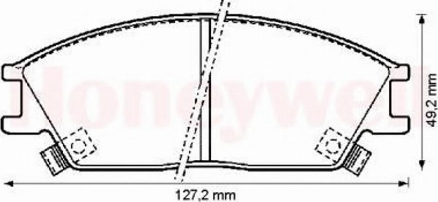 BENDIX 572269B - Bremžu uzliku kompl., Disku bremzes autospares.lv