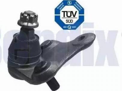 BENDIX 041463B - Шаровая опора, несущий / направляющий шарнир www.autospares.lv