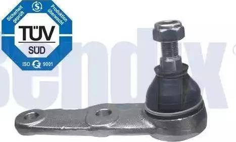 BENDIX 041408B - Шаровая опора, несущий / направляющий шарнир www.autospares.lv