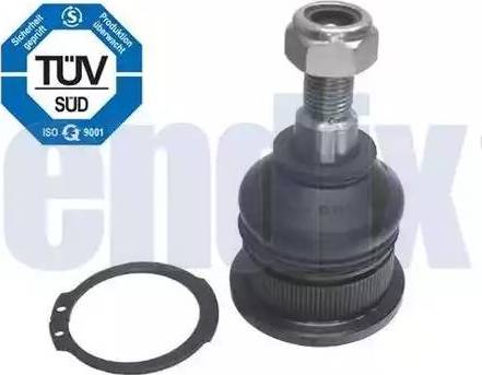 BENDIX 041391B - Шаровая опора, несущий / направляющий шарнир www.autospares.lv