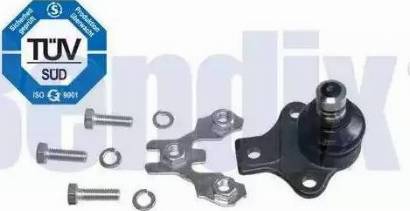 BENDIX 041276B - Balst / Virzošais šarnīrs autospares.lv