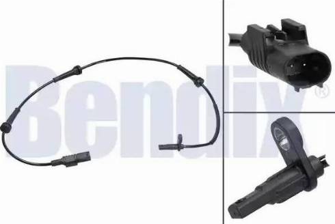 BENDIX 058685B - Sensor, wheel speed www.autospares.lv