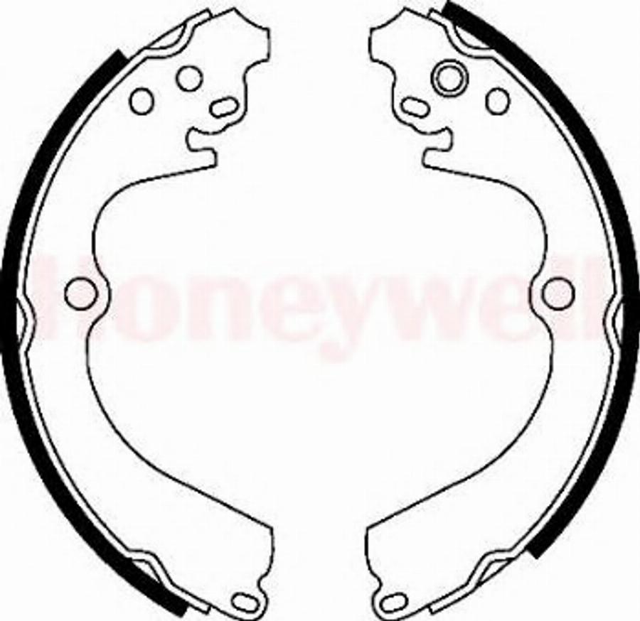 BENDIX 361932 B - Brake Shoe Set www.autospares.lv