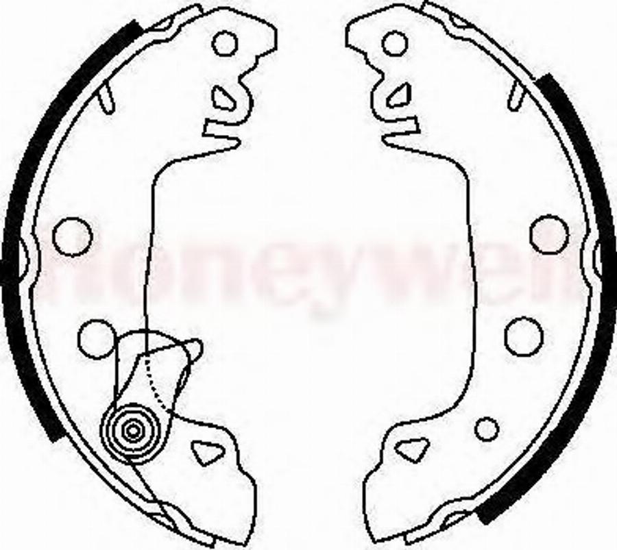 BENDIX 361448 B - Brake Shoe Set www.autospares.lv