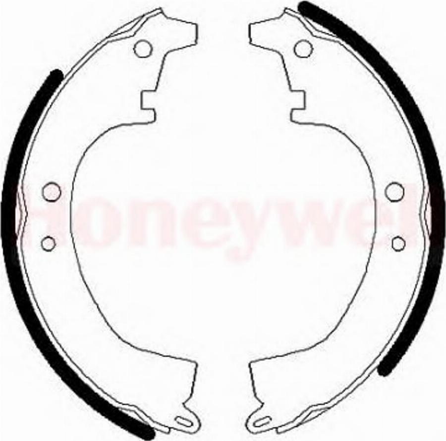 BENDIX 361091B - Brake Shoe Set www.autospares.lv