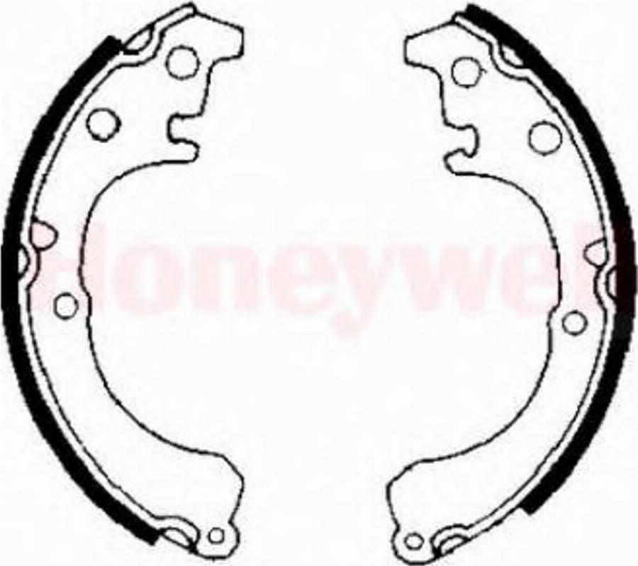 BENDIX 361092B - Brake Shoe Set www.autospares.lv