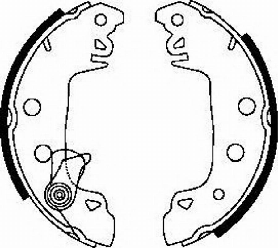 BENDIX 361050B - Brake Shoe Set www.autospares.lv