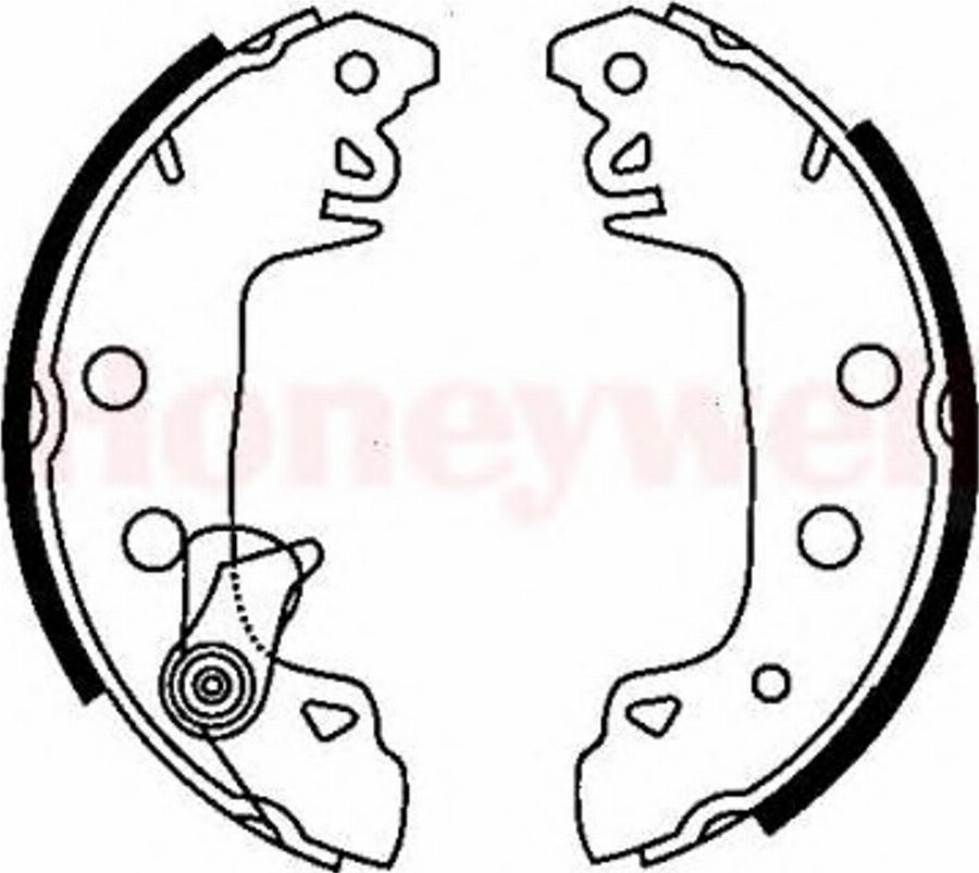 BENDIX 361051 B - Brake Shoe Set www.autospares.lv