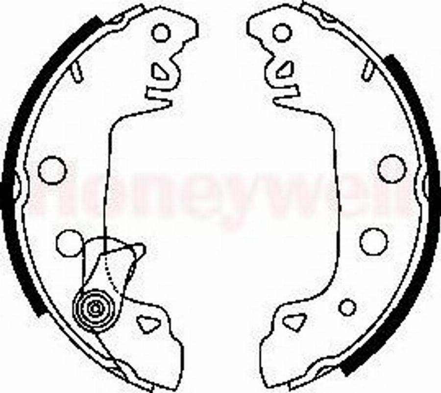 BENDIX 361130 B - Brake Shoe Set www.autospares.lv