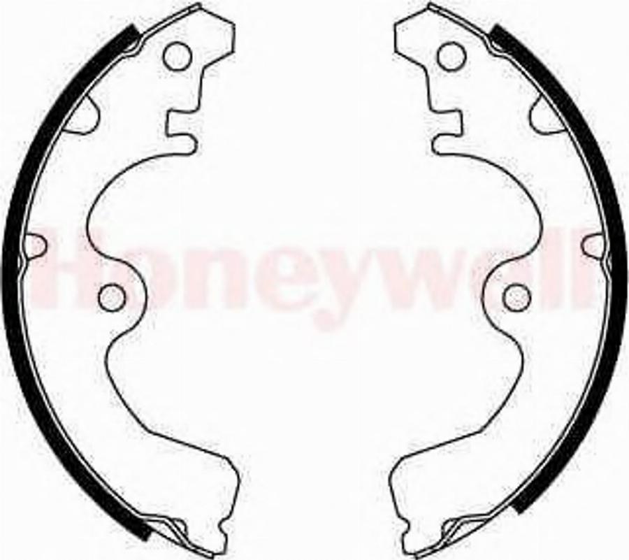 BENDIX 361307B - Brake Shoe Set www.autospares.lv