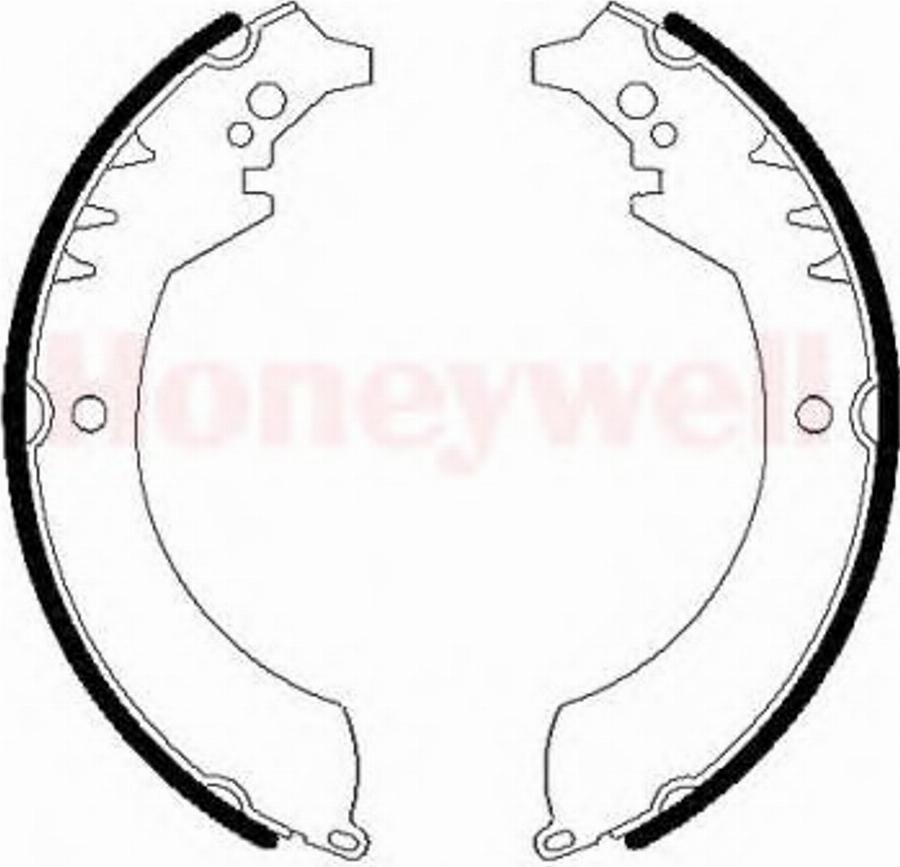 BENDIX 361385B - Brake Shoe Set www.autospares.lv