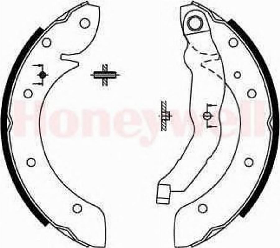 BENDIX 362368 B - Brake Shoe Set www.autospares.lv