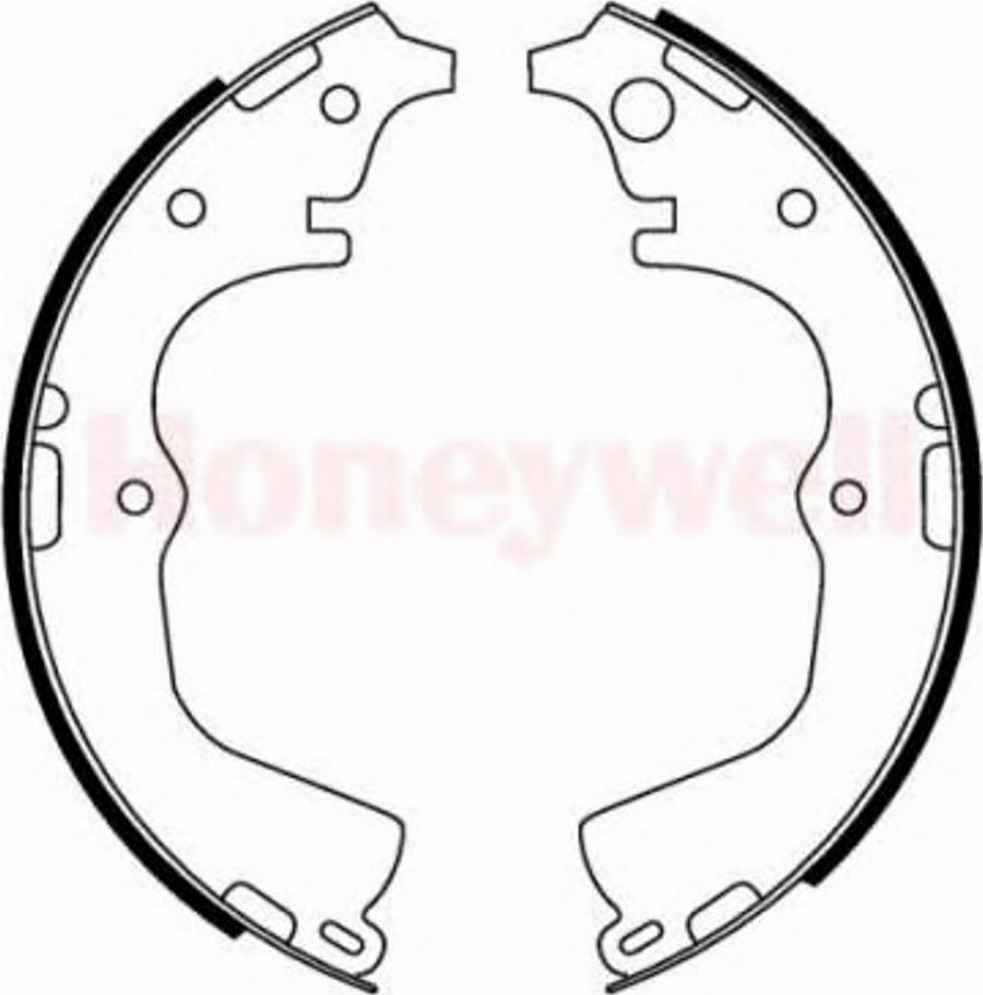 BENDIX 362339B - Brake Shoe Set www.autospares.lv