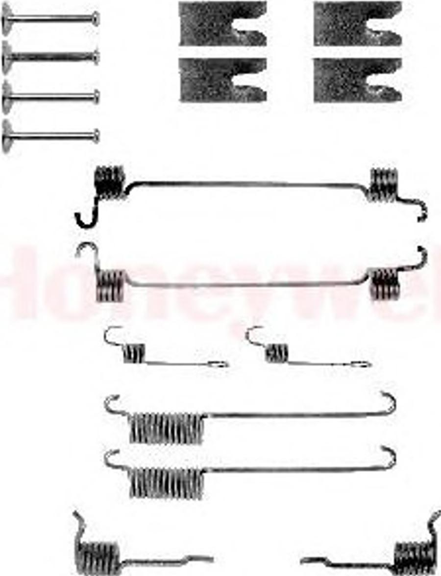 BENDIX 771150B - Piederumu komplekts, Bremžu loki autospares.lv