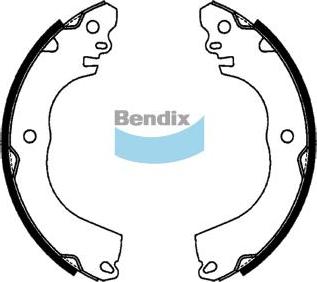 Bendix-AU BS5002 - Bremžu loku komplekts autospares.lv