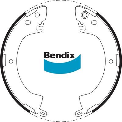 Bendix-AU BS1594 - Bremžu loku komplekts www.autospares.lv