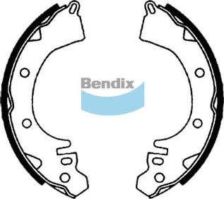 Bendix-AU BS1592 - Bremžu loku komplekts autospares.lv